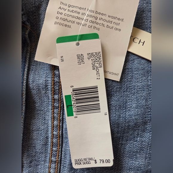 NWT! Jones Sport Women's Stretch Denim Jacket - Picture 6 of 6